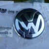 Embleem VW kofferdeksel zwart/alu (nieuw/origineel)