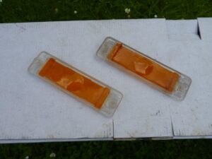 Knipperlichtglas Hella Links/Rechts (transparant/oranje) - Afbeelding 2