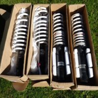 Schokdemper + veren (verstelbaar verlagingsset) NJT Extreme Sport Suspension